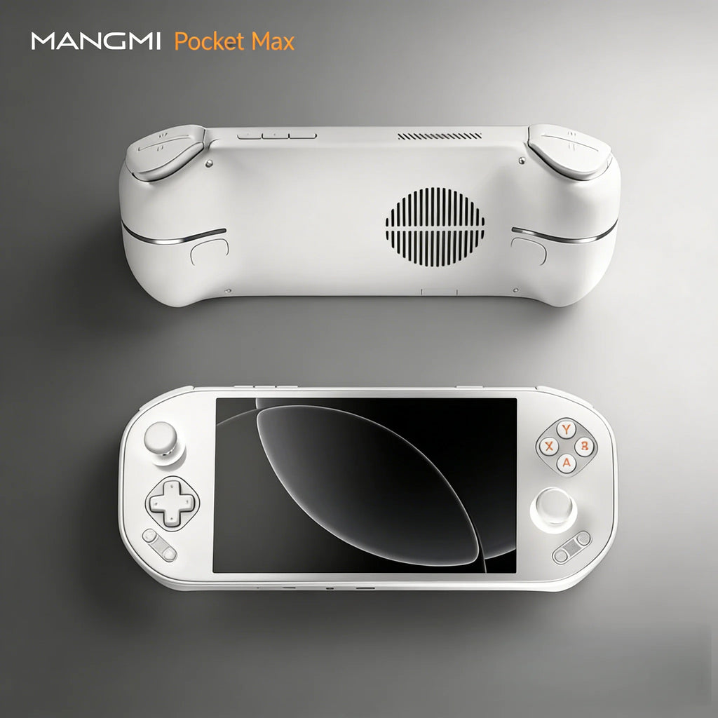 MANGMI Pocket Max Handheld Game Console 7 Inch 144hz Oled Screen Snapdragon 865 Hall Trigger 8000mah 8+128gb Retro Game Console