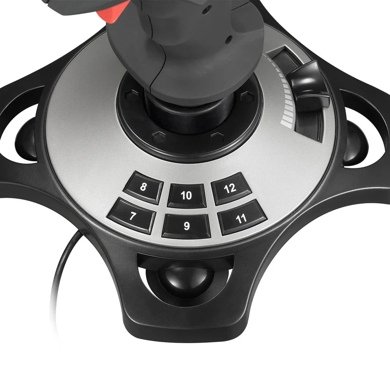 PXN-2113 Pro Joystick Flight Simulator Gamepad Controller Pc Flight Simulator Cockpit Stick for PC/Desktop Laptop  NO Vibration Function