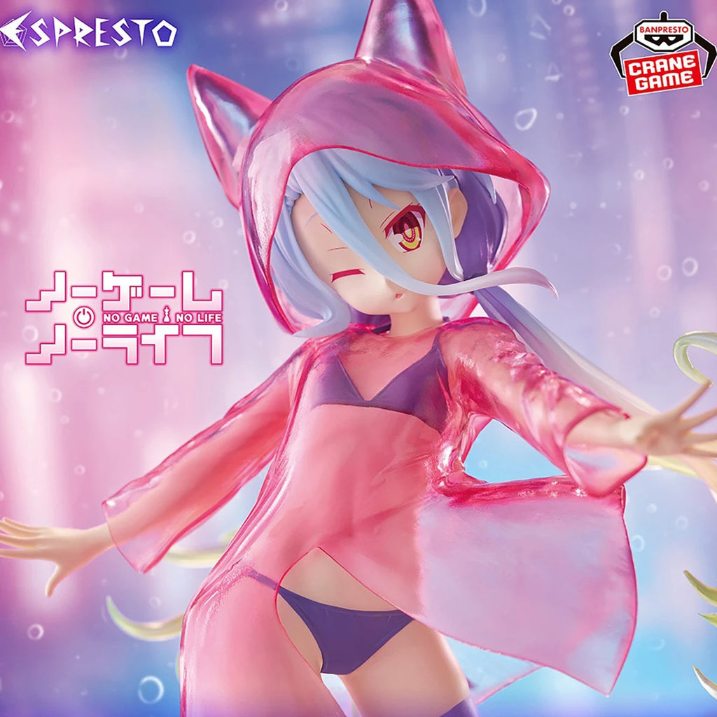 Original in Stock Bandai Spirits Banpresto  No Game No Life Shiro Anime Figure Action Figure Extremely fast delivery garage kit