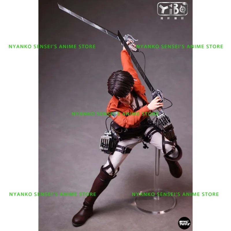 In Stock YIBO Toys Eren Attack on Titan YB-R2014 1/6 Action Figure Anime Model Trendy Toys Desktop Doll Gift Collectibles