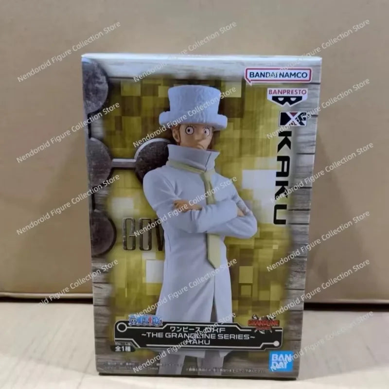 In Stock Bandai BANPRESTO DXF ONE PIECE The Grandline Series Kaku Desktop Cute Doll Anime Action Figure Toy Model Collection