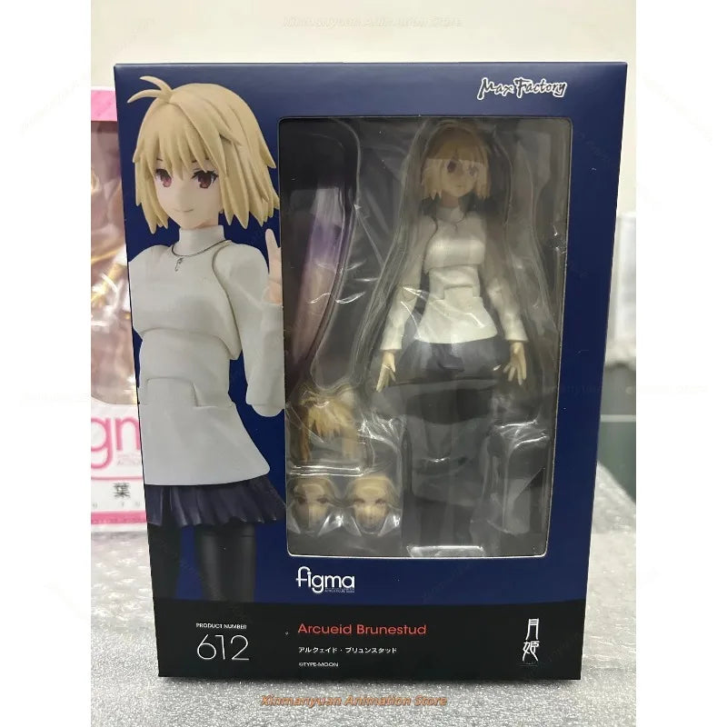 Brand New Genuine Max Factory GSC Figma 612 Tsukihime -A Piece of Blue Glass Moon- Arcueid Brunestud Action Figure Model Toys