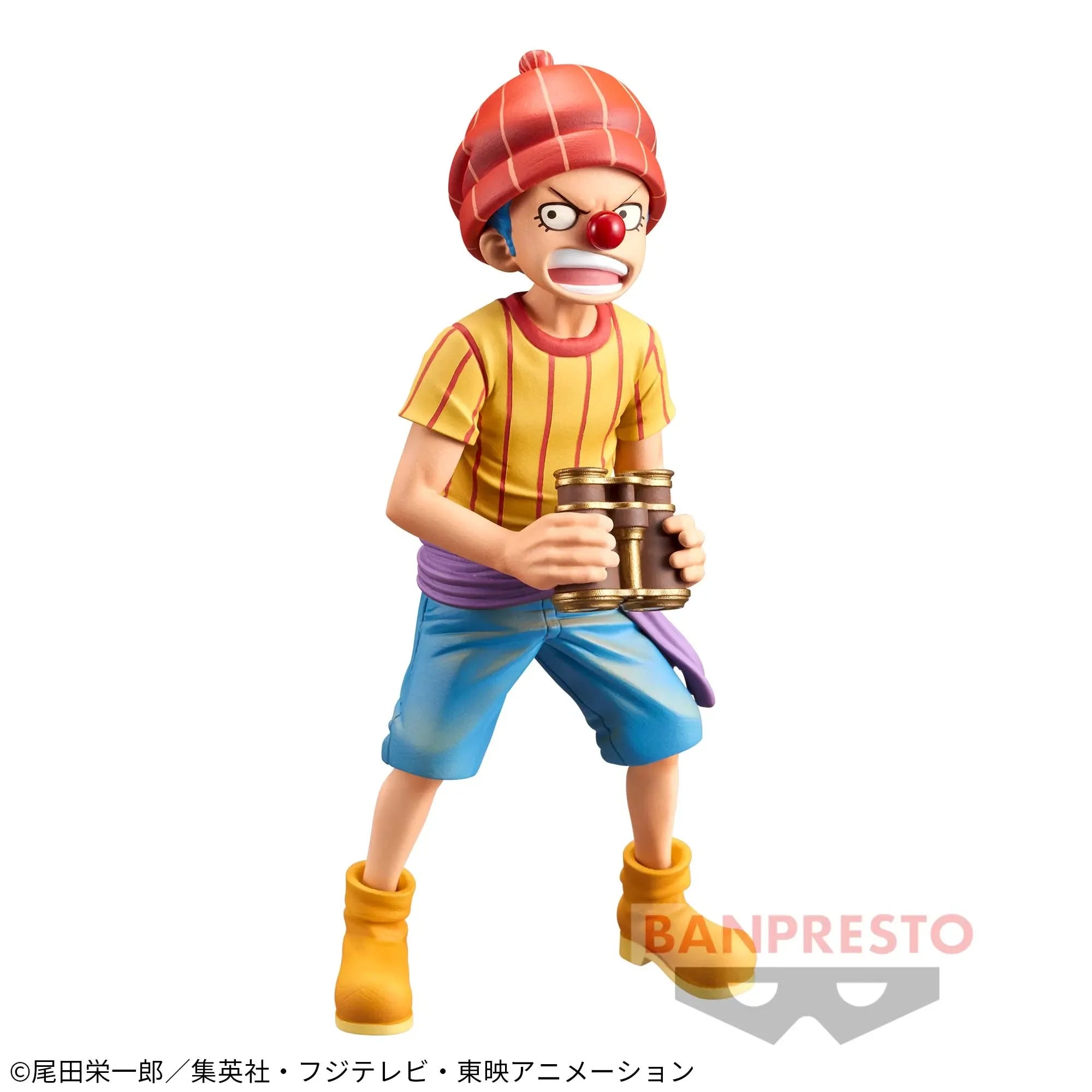 BANDAI Original Banpresto Shanks Buggy DXF One Piece Vol. 1-2 Die Kindheit des rothaarigen Shanks PVC-Actionfigur als Spielzeuggeschenk