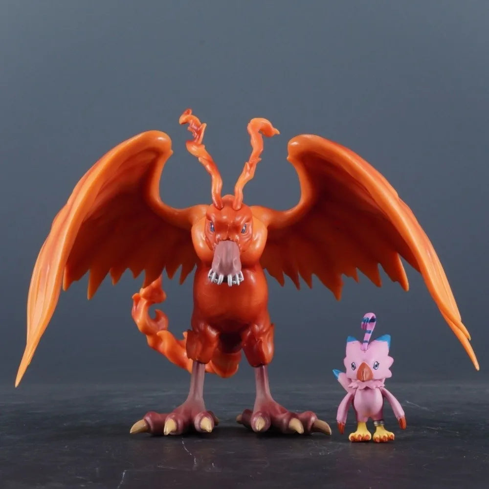 Anime Digimon Adventure Figure Birdramon And Piyomon Action Figure 4-15cm Pvc Statue Collection Model Toys Gifts