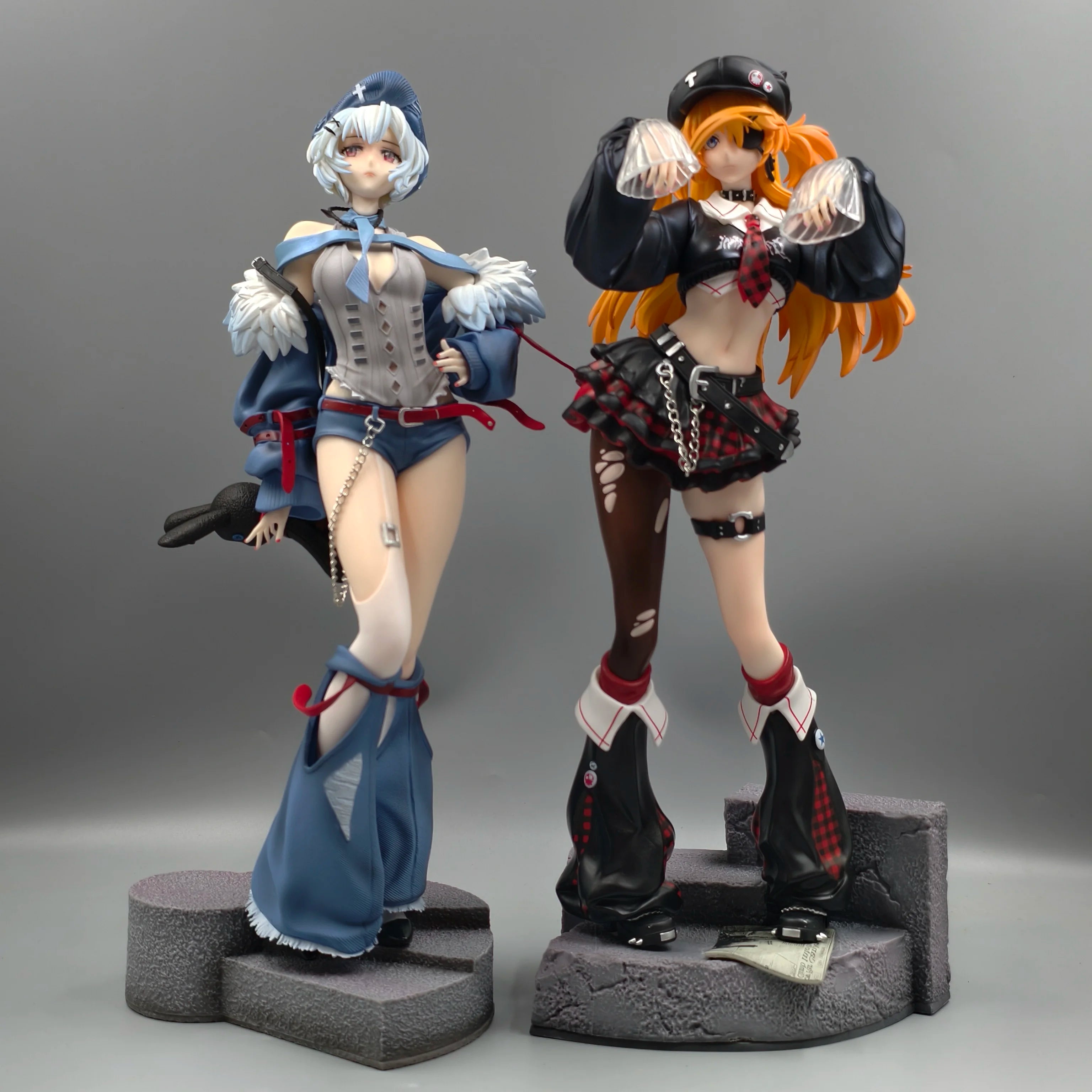 33cm 12.9 inch Anime Ayanami Rei Asuka Action Figures Pvc Statue Desktop Ornamen Collection Statue Model Decoration Room Toys