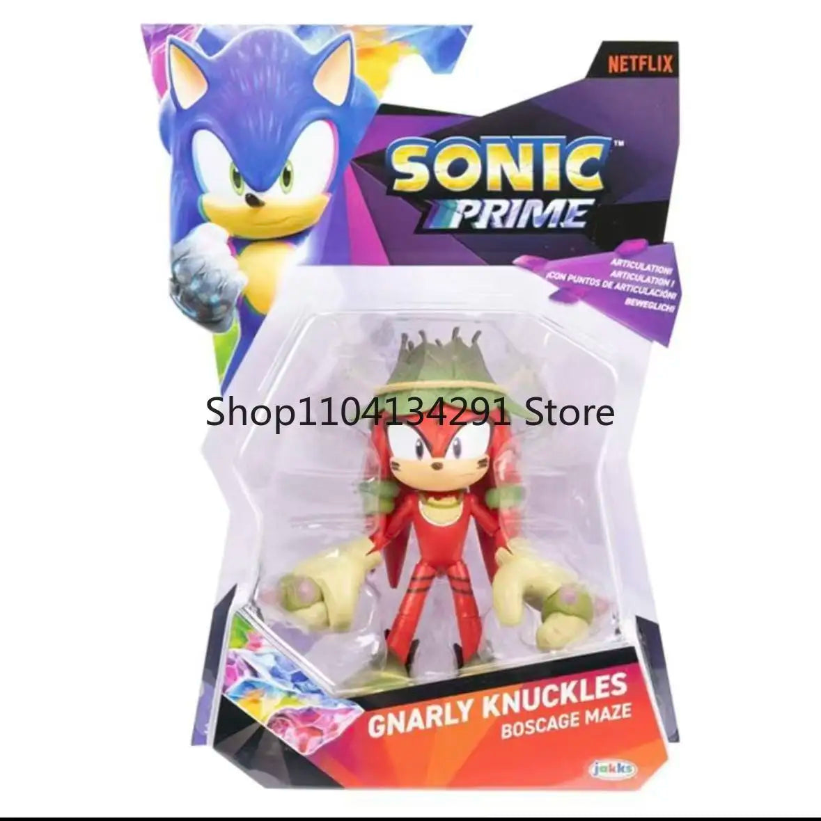 Original JAKKS Sonic The Hedgehog 5-inch Articulated Action Figure Collectible - Rare Birthday Gift for Kids