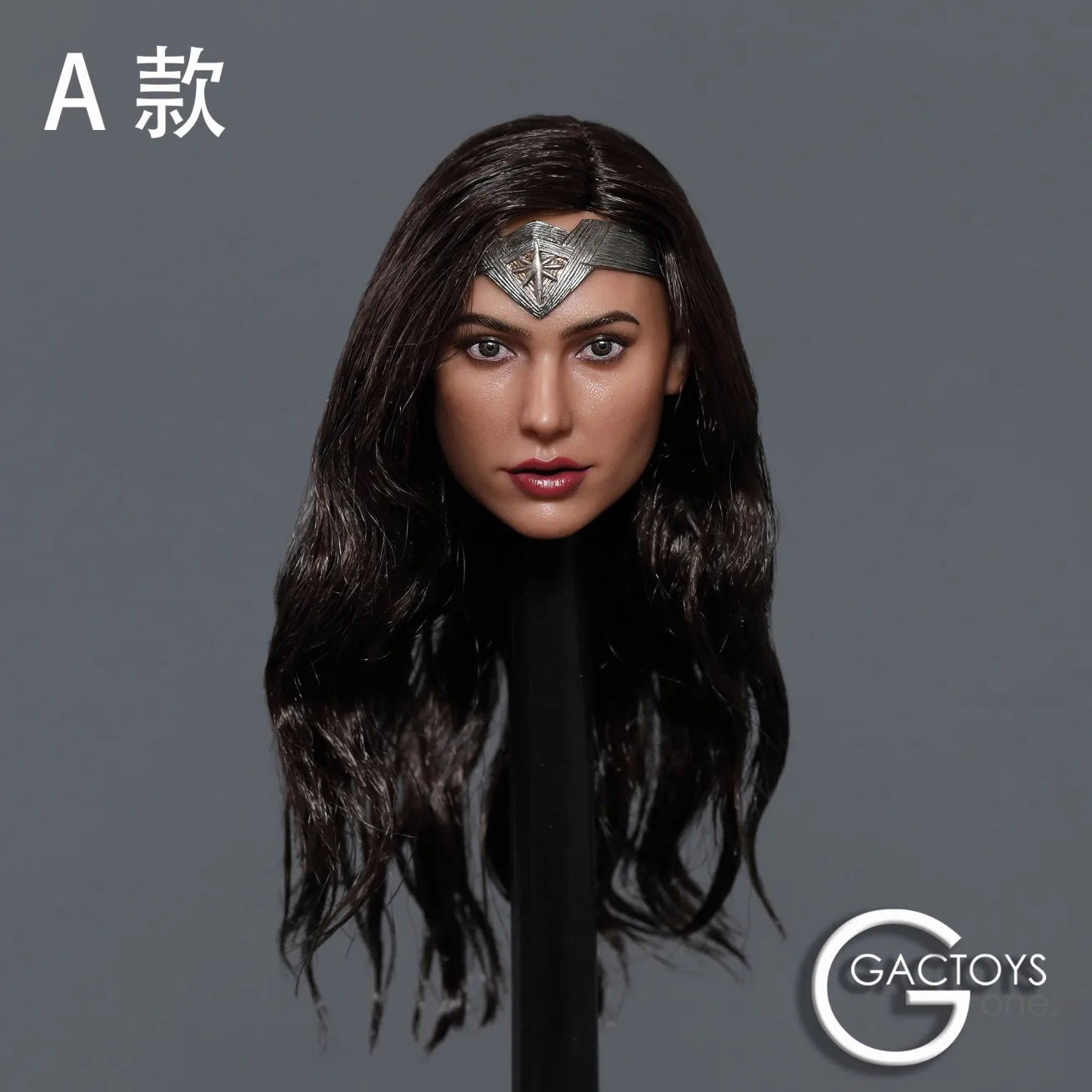GACTOYS GC037 1/6 Wonder Girl Head Sculpt Gal Gadot Planted Hair Head Carving Fit 12'' Female Action Figure Body HobbyCollection