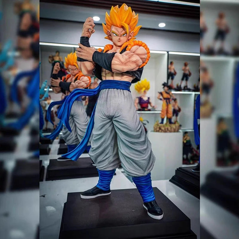 53 cm Jt Statue 2% Double Wang Vegetto Gogeta Gk Garage Kit Modell Dragon Balls Anime Figuren Ornament Sammlerstücke Kinderspielzeug Geschenk
