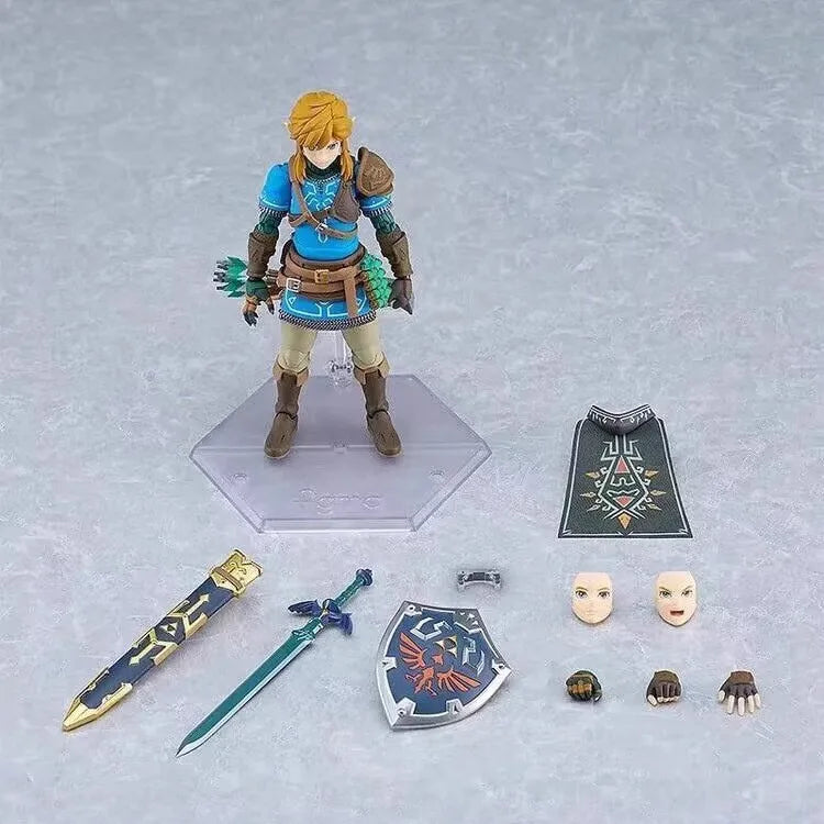 The Legend of Zelda Tears of The Kingdom Aciton Figur Figma 626 Link Figuren Breath of The Wild Anime Figur Modellsammlung