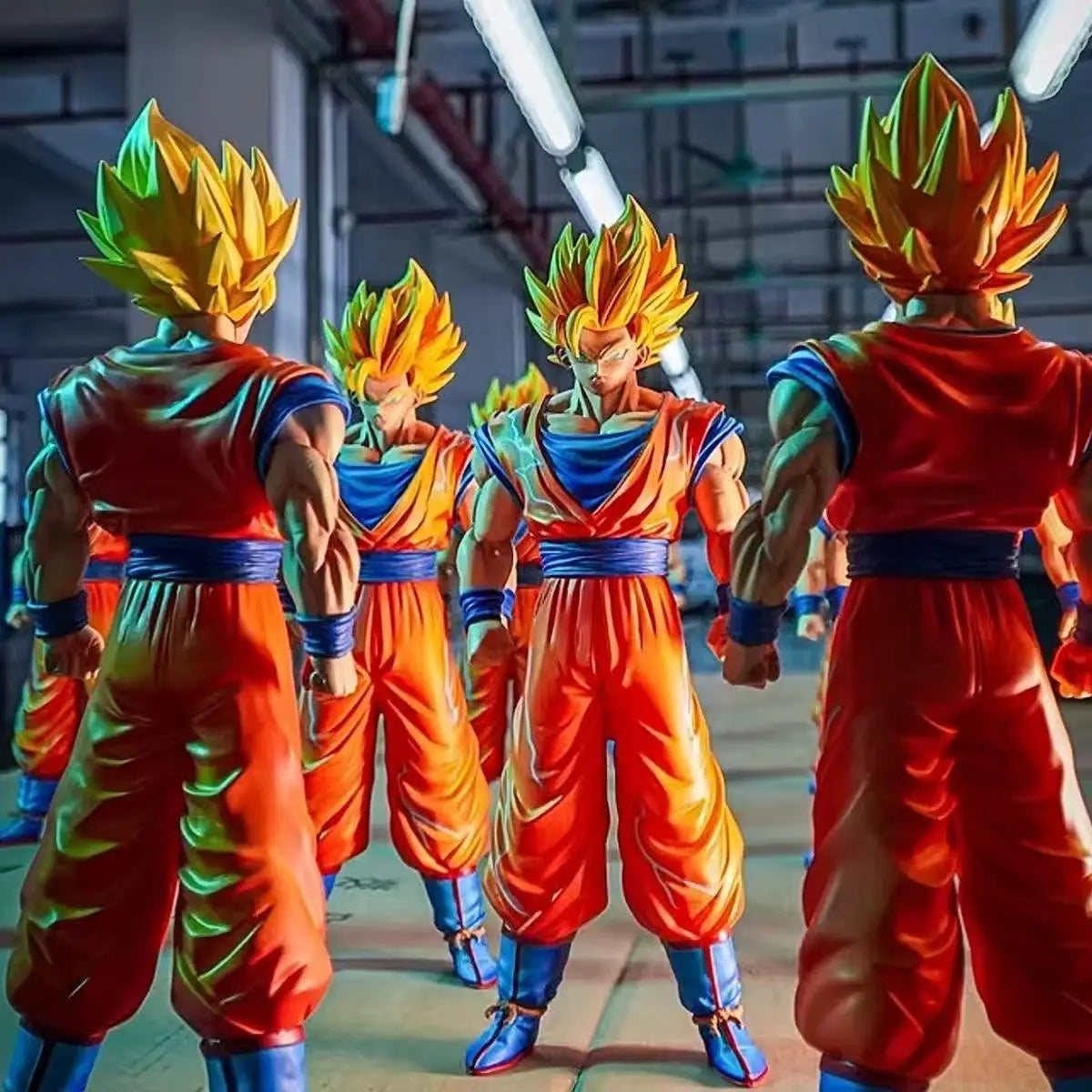 JT Statue Dragon Ball Z SSj1 Ssj2 Goku Figure Son Goku Super Saiyan Action Figures 30cm/11.81inch Collection Model Toys Gifts