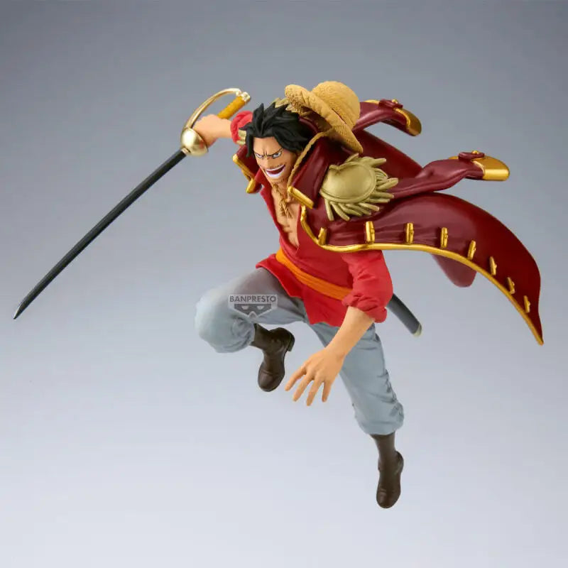 [Original] Genuine Bandai Banpresto One Piece Battle Record Collection Gol.d.roger Anime Figure Model Collector Figurine Toys