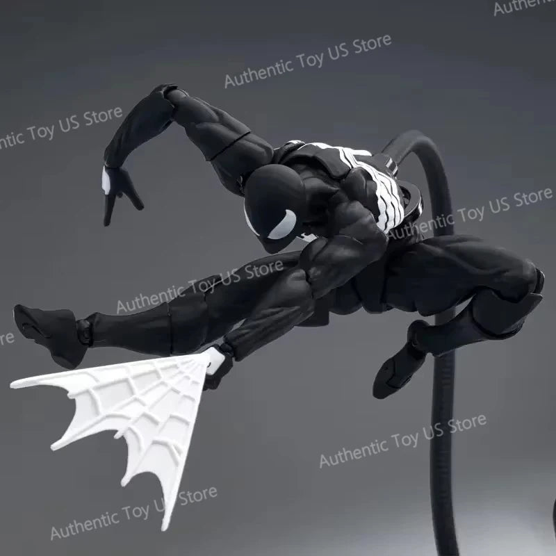In Stock Mess Toys Spider Man Symbiote Spiderman Messtoys Black Suit Neighbor Scarlet Spider Anime Action Figure Gifts Toys
