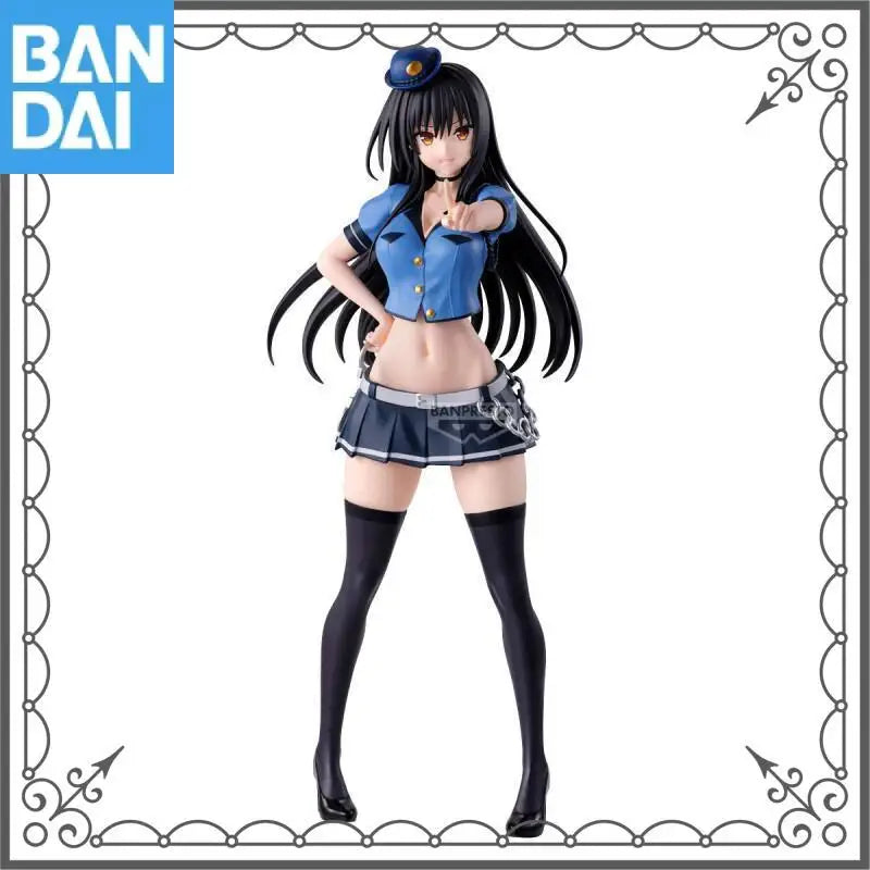 In Stock Bandai Namco Banpresto To Love Darkness Glitter Glamours Kotegawa Yui Police Anime Figure Model Collector Toy Gift
