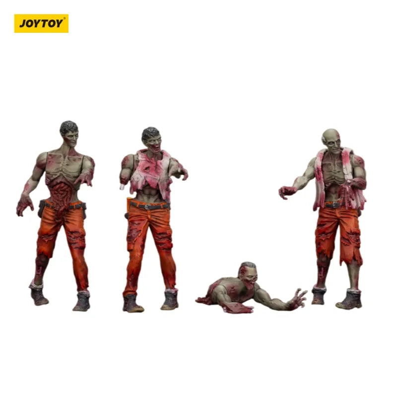 JOYTOY Dark Source Zombie Figure Mechanic Team Action Figure Doll Model Gift Decoration Collection