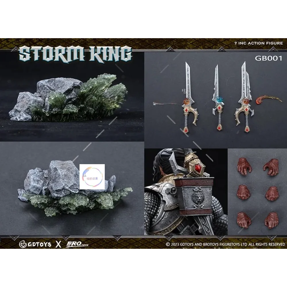 GDTOYS X BROTOYS GB001 1/12 Men Soldier Storm King Human Knight Full Set 6Inch Action Figure Toy