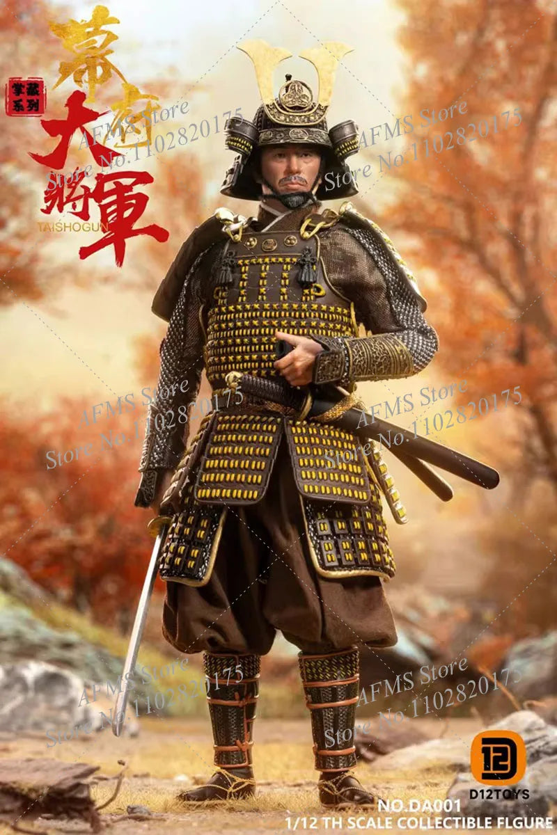 D12TOYS DA001 1/12 Scale Collectible Figure Samurai Warlord The Shogun Armory Collection 6Inch Action Figure Soldier Dolls