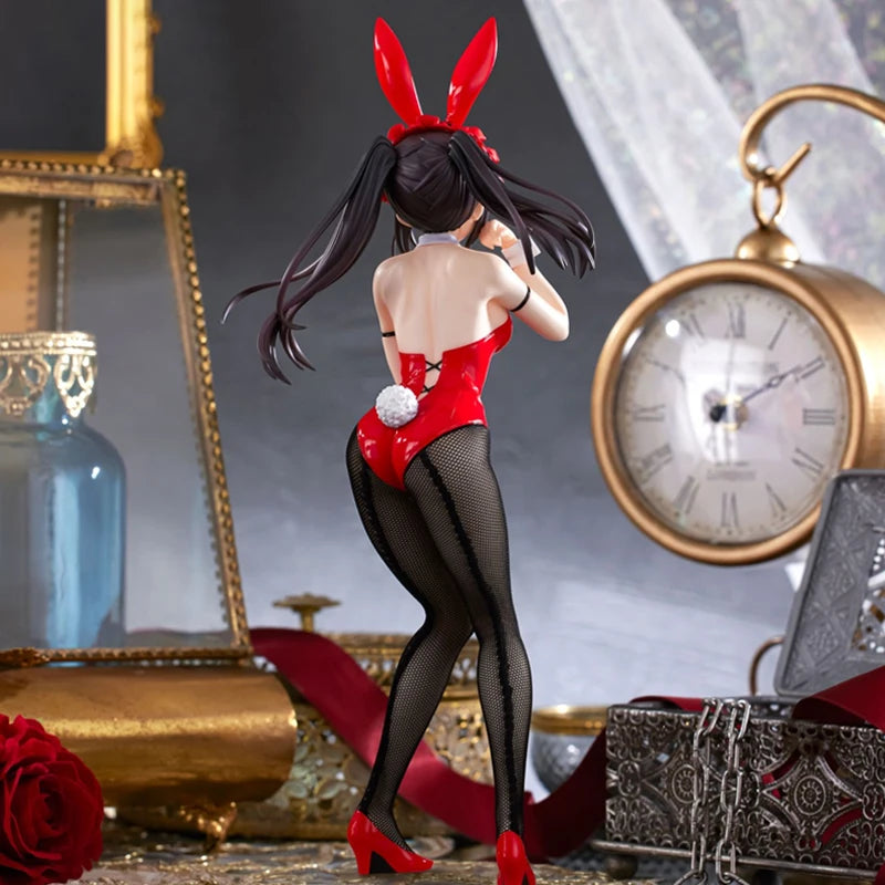 Original Furyu Bicute Bunnies Tokisaki Kurumi Nightmare Action Figure Date Alive Iv Bunny Anime Figure Model Collection Toy Gift