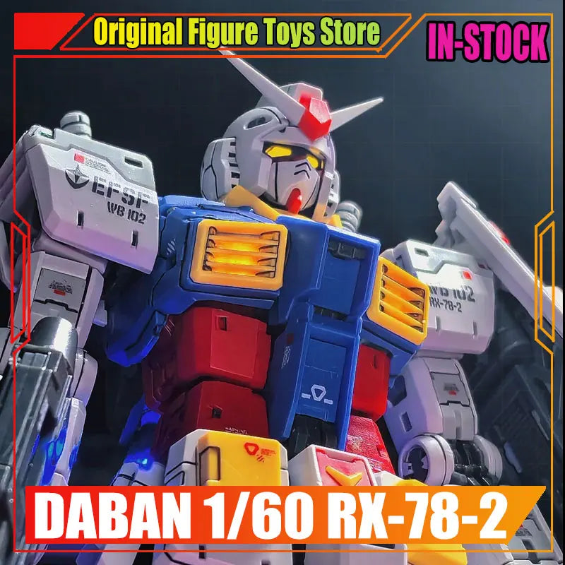 1/60 Daban Pgu Pg 2.0 Rx-78-2 High-Precision Framework Assembly Action Figure Doll Model Kit Figures Collection Toy Holiday Gift