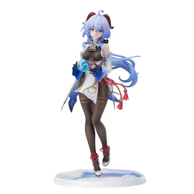 22.5CM Game Genshin Impact Anime Figure Ganyu Plenilune Gaze 1/7 Scale Action Figure Collection Model Doll Toys Cosplay Gifts