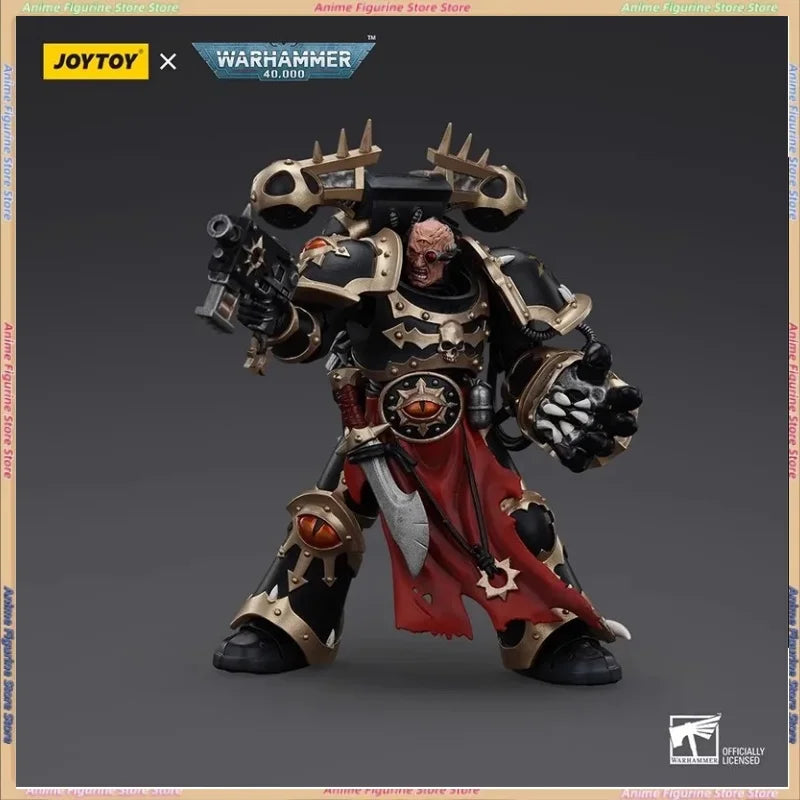 JOYTOY Dark Source Warhammer 40K Black Legion Warmaster Abaddon & Chosen Warriors 1:18 Figure Set Q1 2026