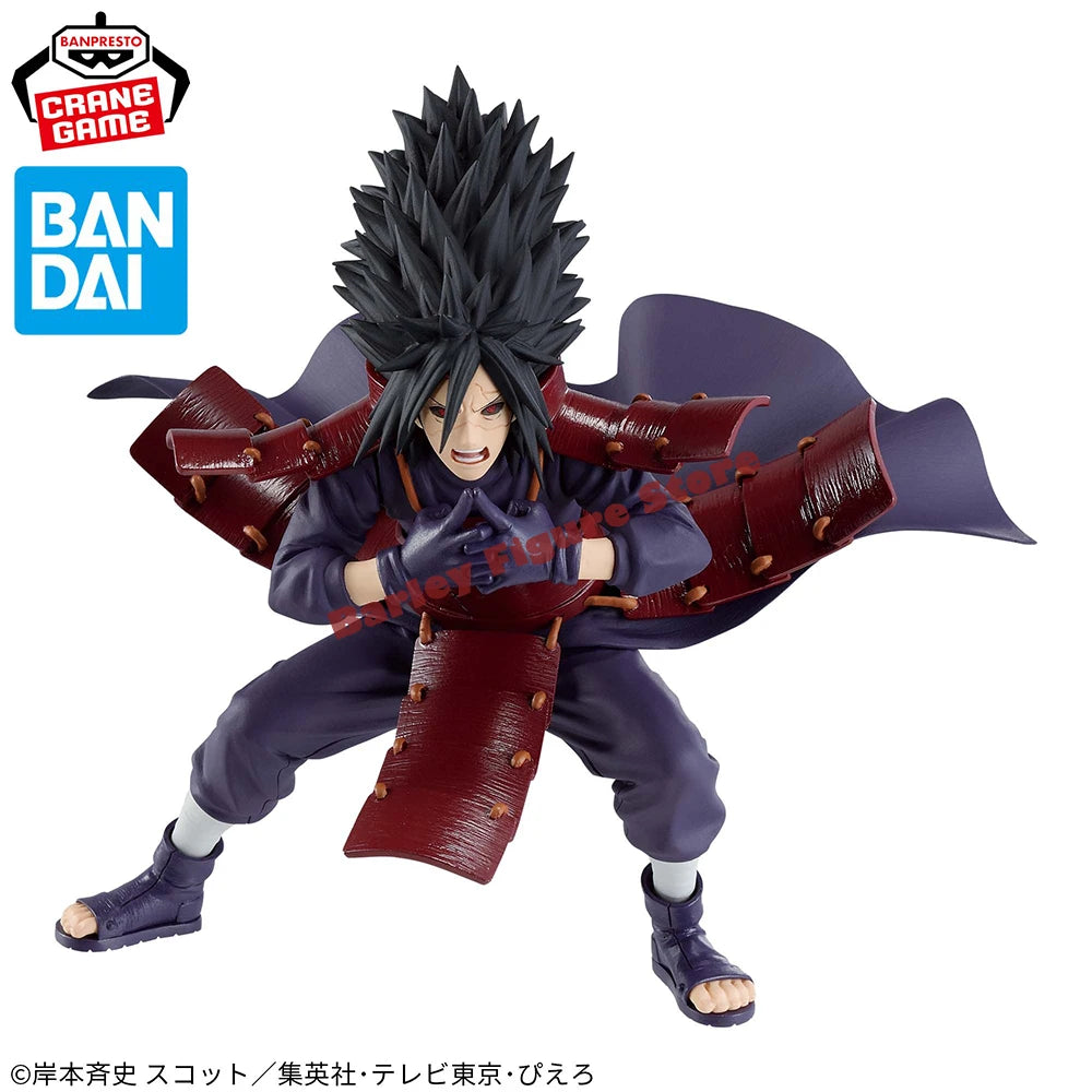 BANDAI Banpresto Figure Naruto Shippuden VIBRATION STARS-UCHIHA MADARA  Model Toy Marca en caja,Original,En Stock,Approx 13 cm
