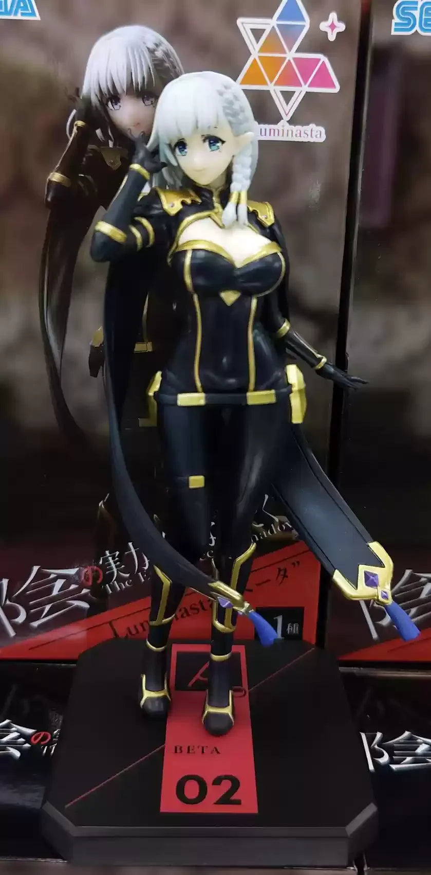 20CM Original Sega Luminasta Anime Figure The Eminence In Shadow Alpha Beta Action Figures Model Collection Anime Peripherals
