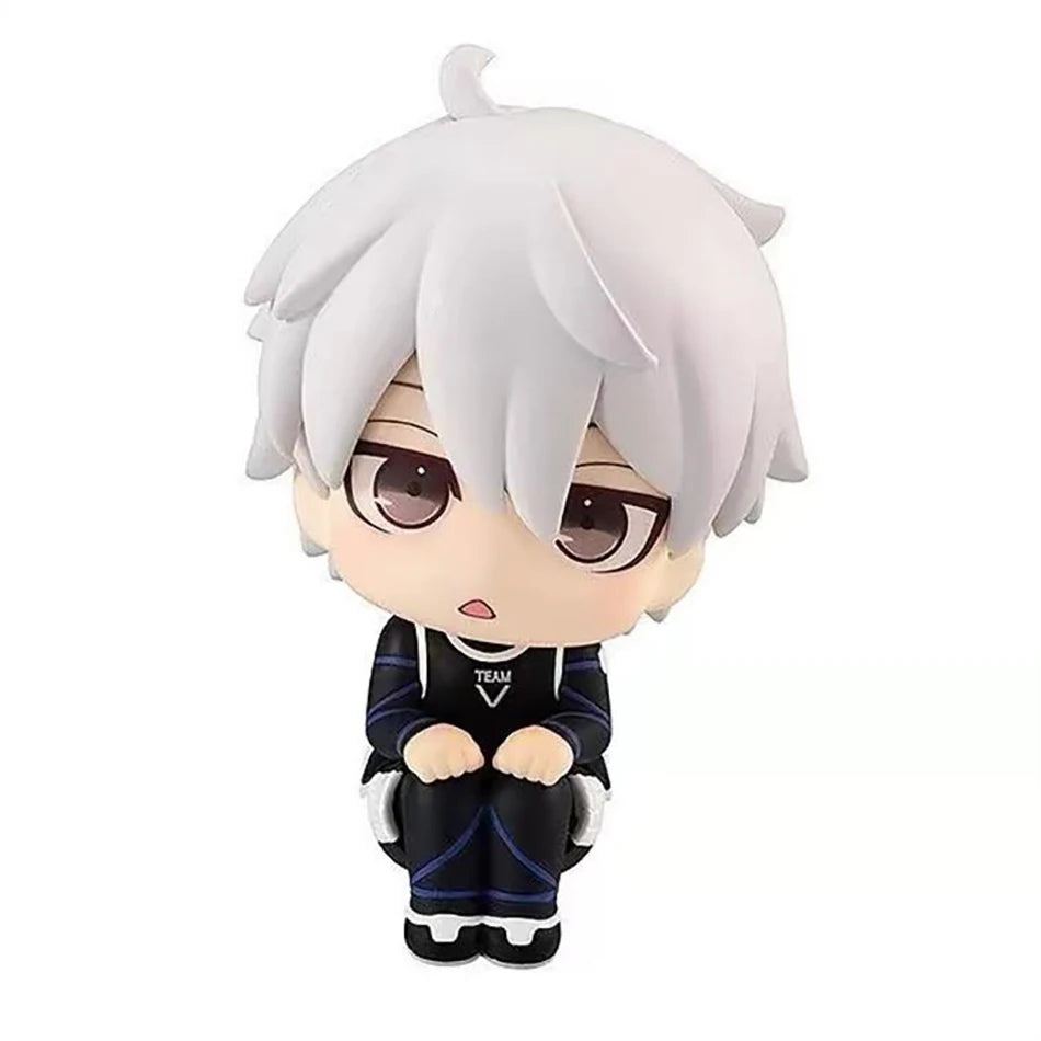 10CM Q Version Blue Lock Anime Figure sagi Yoichi Chigiri Hyoma Nagi Seishiro Figures Collection Model Decoration Figurine Toys