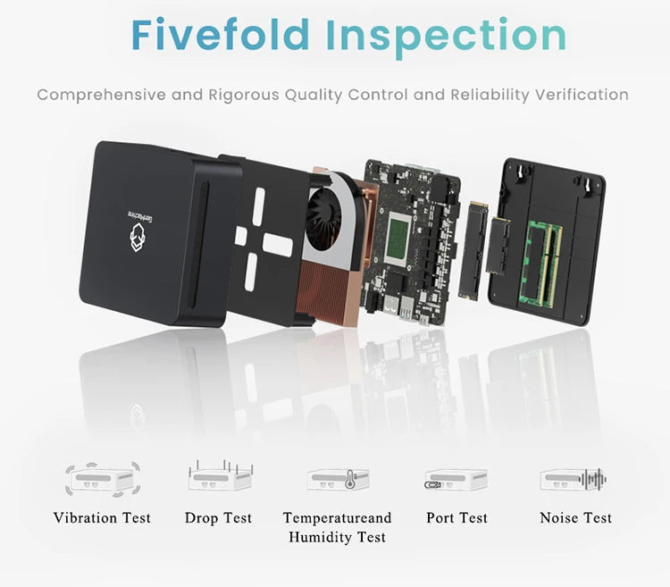 GenMachine AMD Ryzen 7 5875U Windows 11 Ryzen MINI PC DDR4 WIFI6 RTL8852, BT5.2 diy gaming computer gaming pc Ordenador mini pc