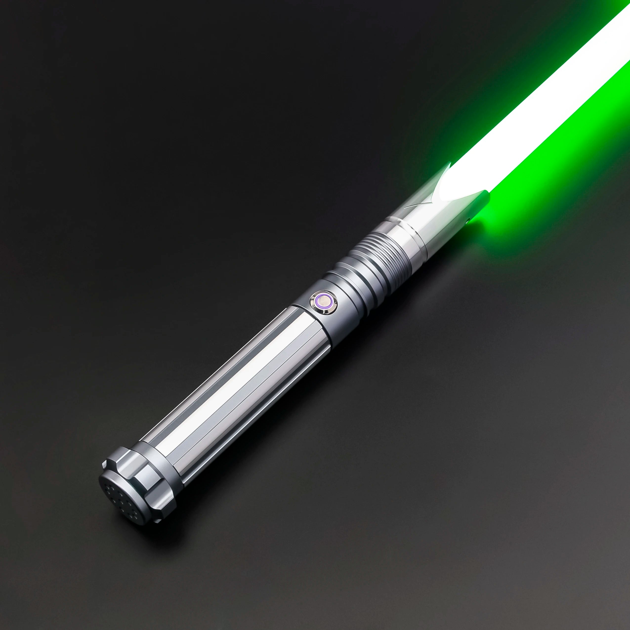 TXQSABER Heavy Dueling RGB / Neo Pixel Smooth Lightsaber Colors Changing Metal Hilt Lock up Blaster Laser Jedi Sword Kids Toys