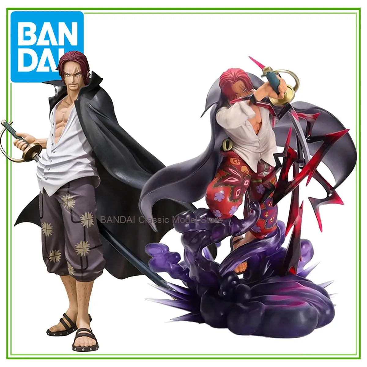 Bandai One Piece Anime Figure Figuarts ZERO Shanks Divine Departure Extra Battle Collectibles Model Action Figures Toys Boys Gif