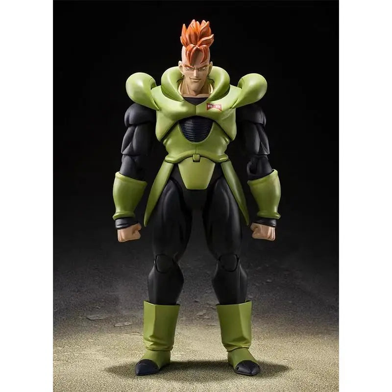 Original Bandai SHFiguarts SDCC Dragon Ball ANDROID 16 In Stock Anime Action Collection Figures Model Toys