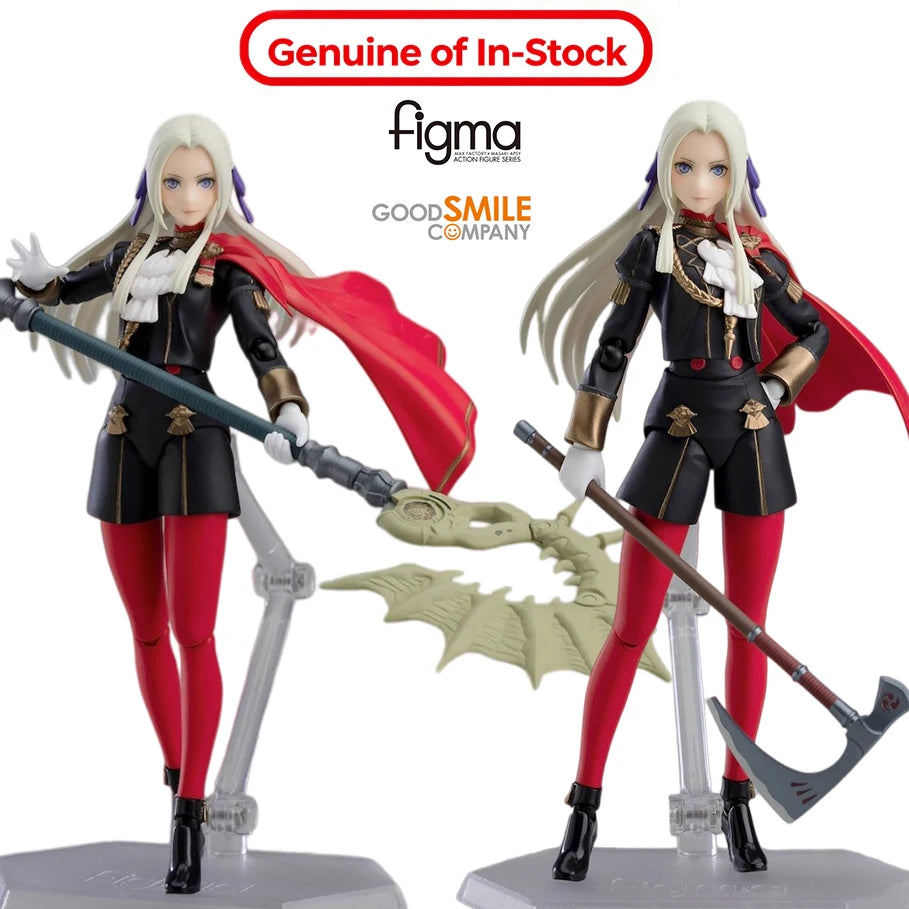 Genuine Figma#461 Edelgard von Hresvelg Action Figure Fire Emblem Houses Anme Model In Stock.