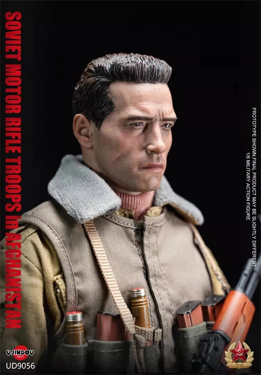 In Stock For Sale 1/6th UJINDOU UD9056 The Soviet Soldier Doll Full Set Moveable Action Figure Tough Guy Man About 12" For Fans
