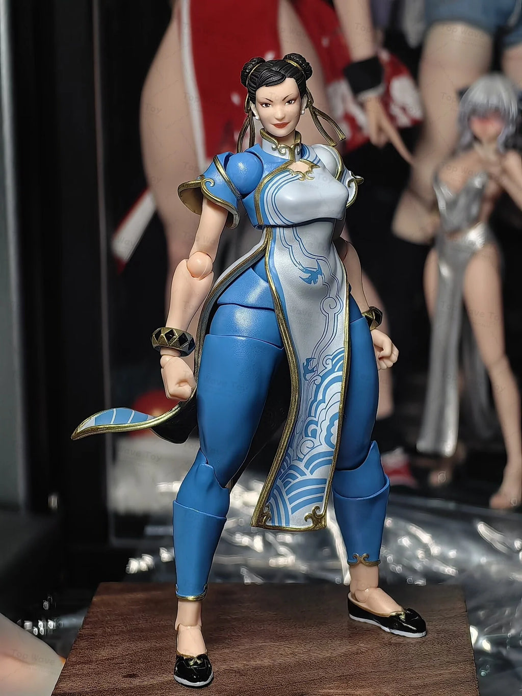 2026 NEW Original KAIYODO Revoltech Amazing Yamaguchi  Amazing Revoltech Street Fighter 6 Chun Li Action Figure Toy Model Toy
