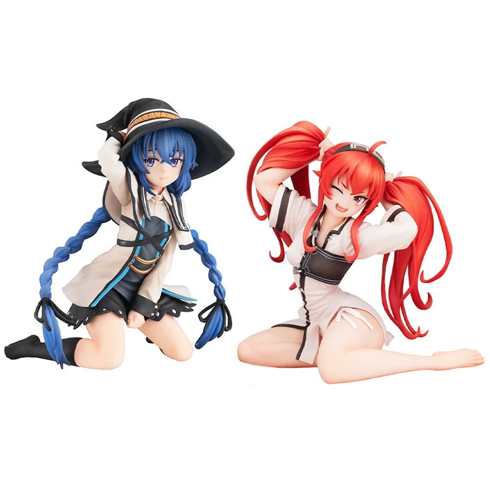 10CM Anime Mushoku Tensei Jobless Reincarnation Eris Boreas Greyrat Roxy Migurdia Figur Prinzessin Modell Spielzeug Actionfigur 2St