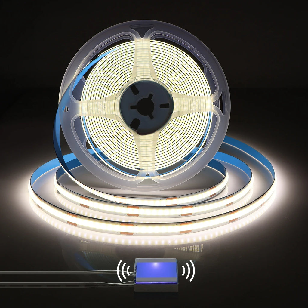 USB 5V LED лента, сензорен превключвател, димируема светлина за огледало за грим за баня, тоалетка за баня, огледало за подсветка, декоративна лампа
