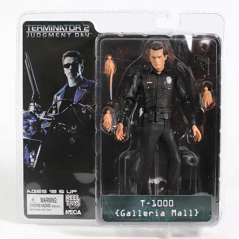 NECA Terminator 2: Judgment Day T-800 Arnold Schwarzenegger PVC-Actionfigur, Sammlermodell, Spielzeug, 18 cm