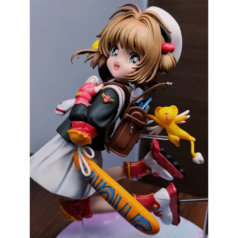 24-hour Shipping Action Figure Cardcaptor Sakura Kinomoto Sakura Statue Anime Figure Collectible Model Toys Decoration Gift