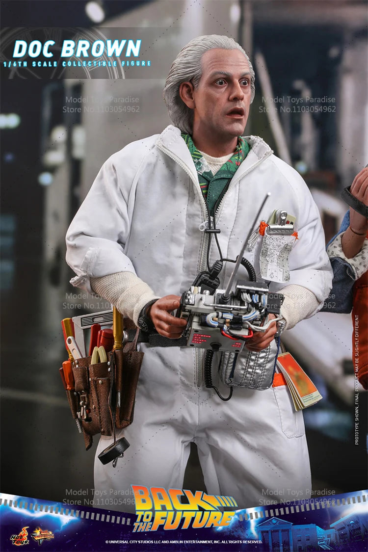 HotToys HT MMS610 1/6 Collectible Toys Dr. Emmett Back To The Future Men Soldier Full Set 12'' Action Figure Model Fans Gifts