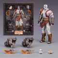 NECA God of War III Ultimate Kratos Kui Ye Boxed Deluxe Edition Articulated Action Figure Model Toy Collectible Gift for Boys