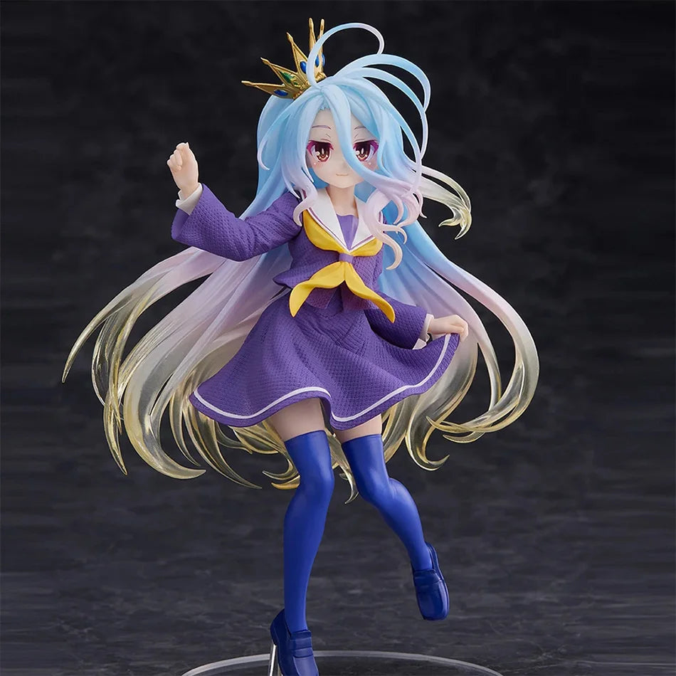 Anime NGNL No Game No Life Weiße Figur – PVC-Actionmodell, Ornament, Sammlerspielzeug, Geschenk für Fans