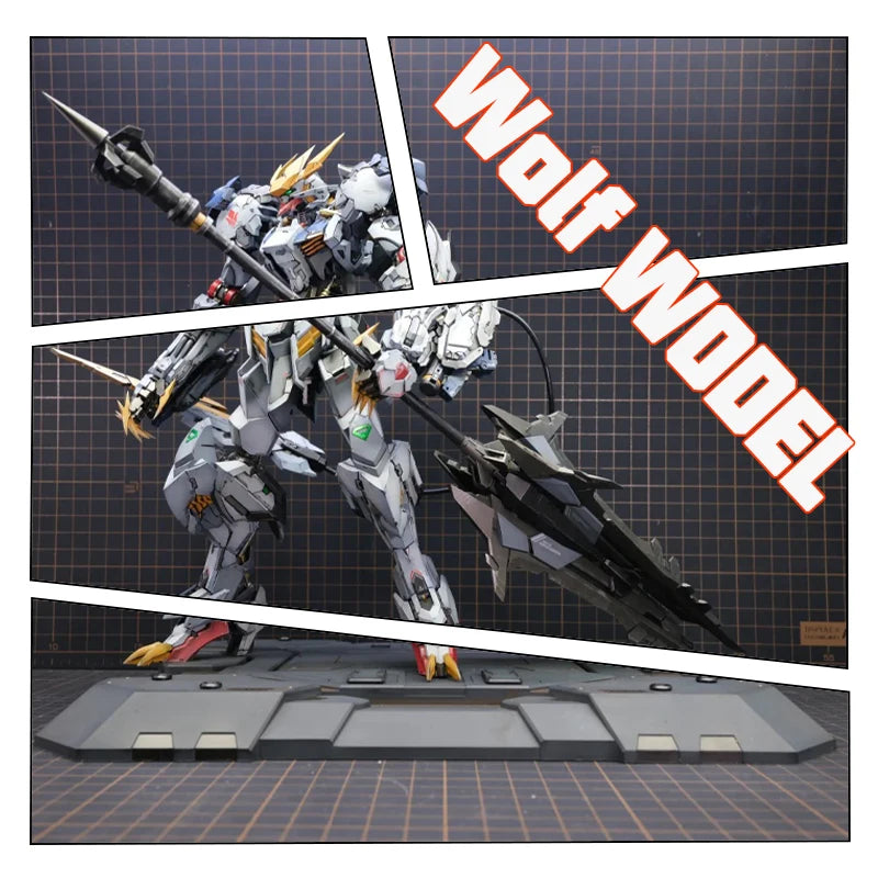 【IN STOCK】Wolf Technology Wolf King Alloy Skeleton 1/100 Barbatos Assembly Model Mecha Assembly Model Kit Action Figure Toy Gift