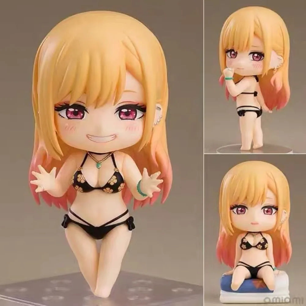 #2433 Ver.Q Swimsuit Kitagawa Marin PVC Action Figure My Dress-Up Darling Anime Figure Collectible Model Toy Kid Gift Doll 10CM