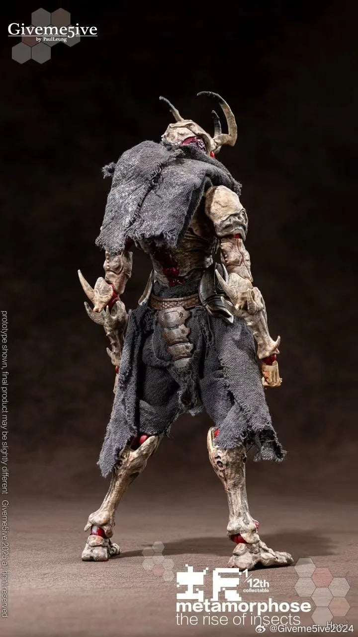 【Original】Giveme5ive Metamorphose - The Rise of Insects Airoki 1/12 Action Figure Model Toy