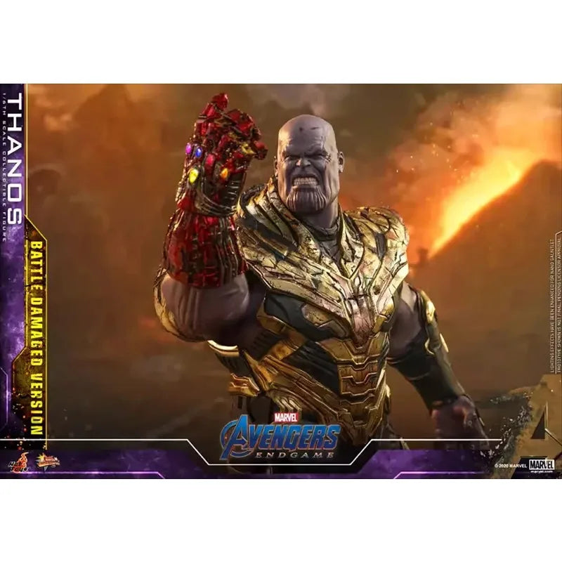 HotToys HT MMS564 1/6 Thanos4.0 Battle Damaged Edition 41.5cm Action Figure Model with Luminous Nano Gloves