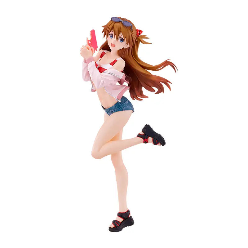 In Stock Good Smile GSC Original Box POP UP PARADE BEACH QUEENS Shikinami Asuka Langley Figure Action Figure Collection Gift