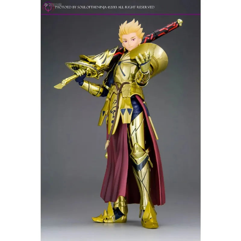 BANDAI Original Superalloy Fate Series Gilgamesh/Saber Anime Action Figure Model Toys Movable Model Ornaments Gifts for Boys