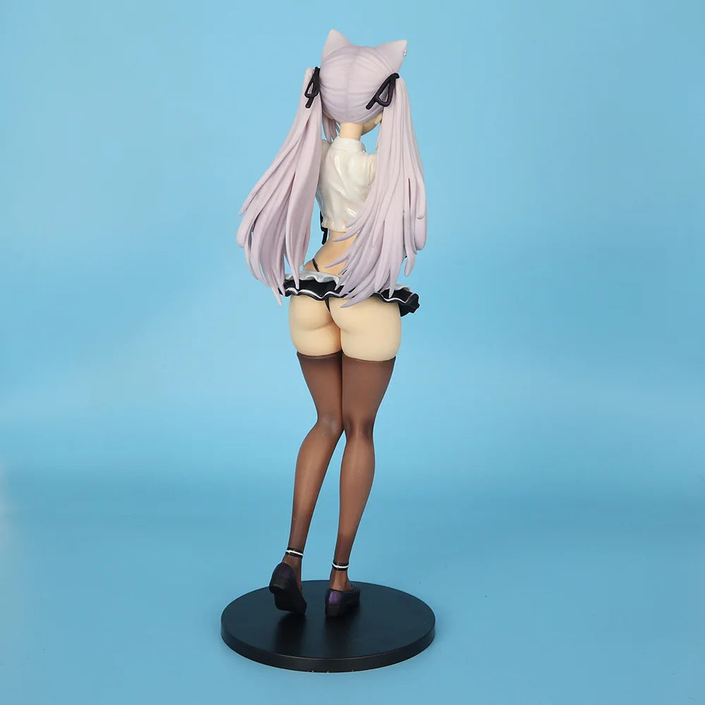 Beauty Girl Figurine Standing Shy Alvina 26cm Sexy Uniform Figure Ornament Anime Collect Periphery Toys Kawaii Model Doll Gifts