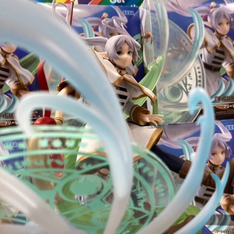 In Stock Genuine New 25cm Sega Figurizmα Frieren Beyond Journey's End Bud Magic Queen Ver Action Figurine Gift