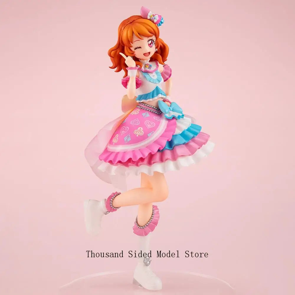Original MegaHouse Lucrea Light Pripara Anime Peripherals Manaka Laala Ozora Akari Action Figure PVC Model Cartoon Gift